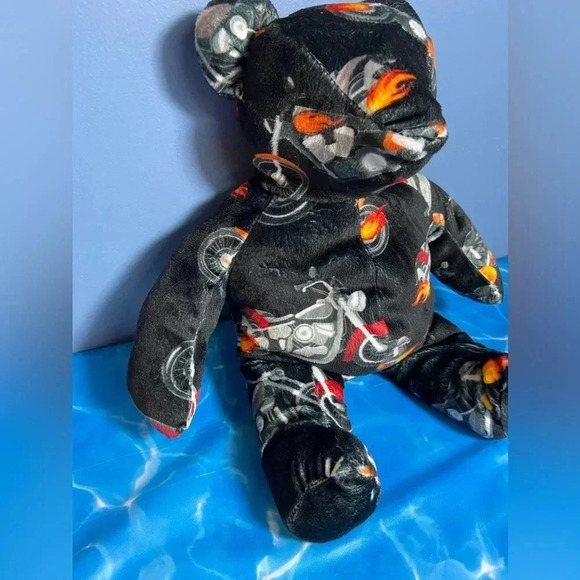🐣4 for $20🥚 Custom/Homemade Unofficial Harley Davidson/Biker Teddy Bear - Picture 8 of 11